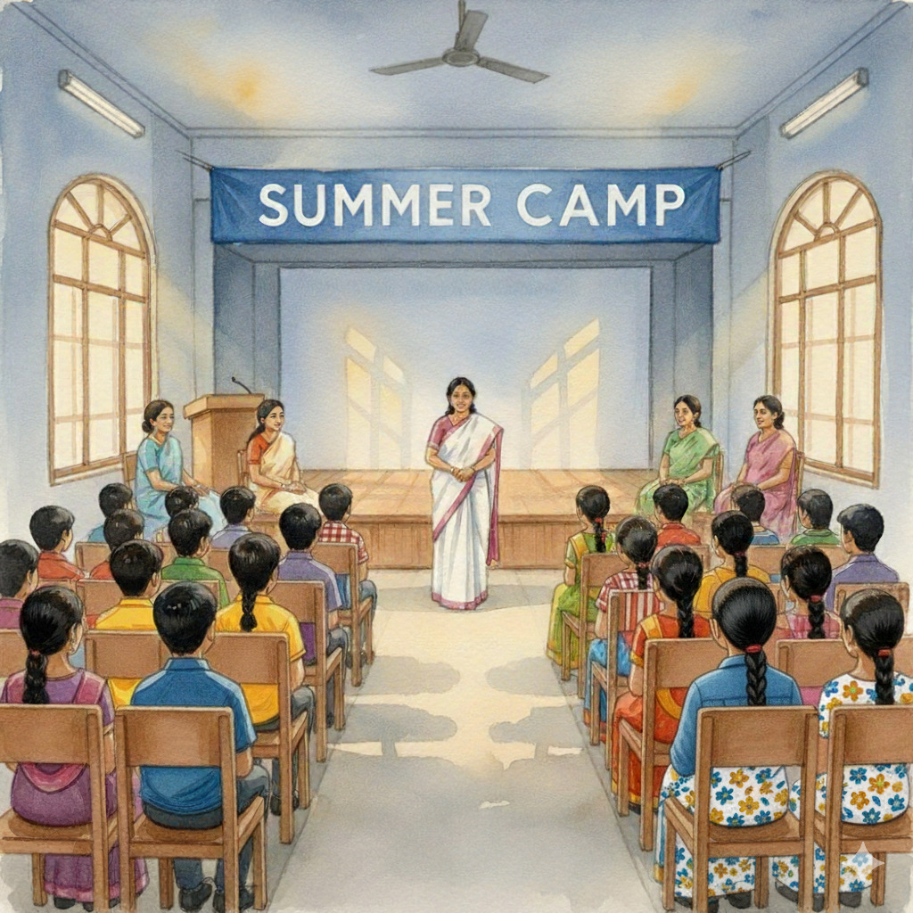 The wonderful world of Murali and Hridya; Chap 16: In the Camp; The Opening Day